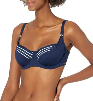 Fantasie Women's Standard San Remo Underwire Balcony Bikini Top, Ink, 32HH
