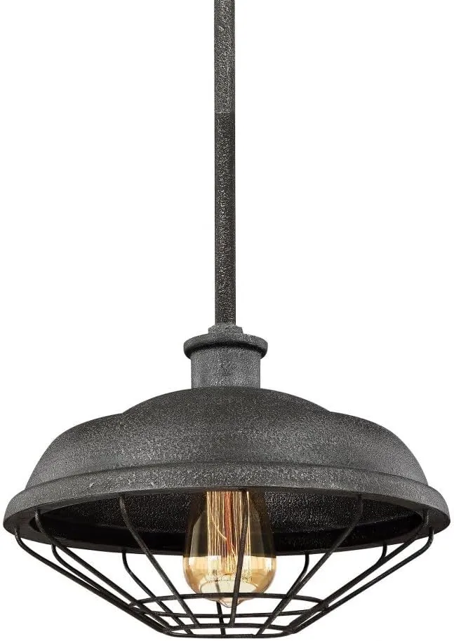 Feiss Lighting-Lennex-Pendant 1 Light in Period Inspired Style-12 Inch Wide by 9 Inch High