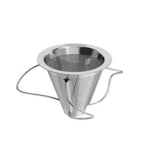 FIRE-MAPLE Antarcti Foldable Coffee Filter – Reusable Stainless Steel Pour-Over Dripper
