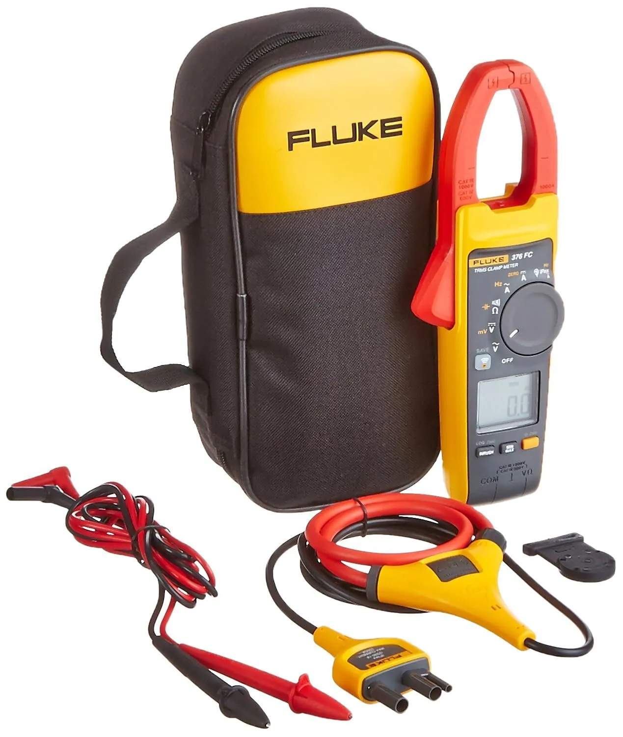 Fluke 376FC AC/DC Clamp Meter with iFlex   Fluke TL224 SureGrip Insulated Test Leads
