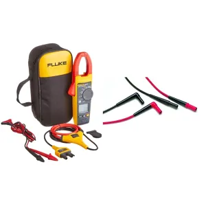 Fluke 376FC AC/DC Clamp Meter with iFlex   Fluke TL224 SureGrip Insulated Test Leads