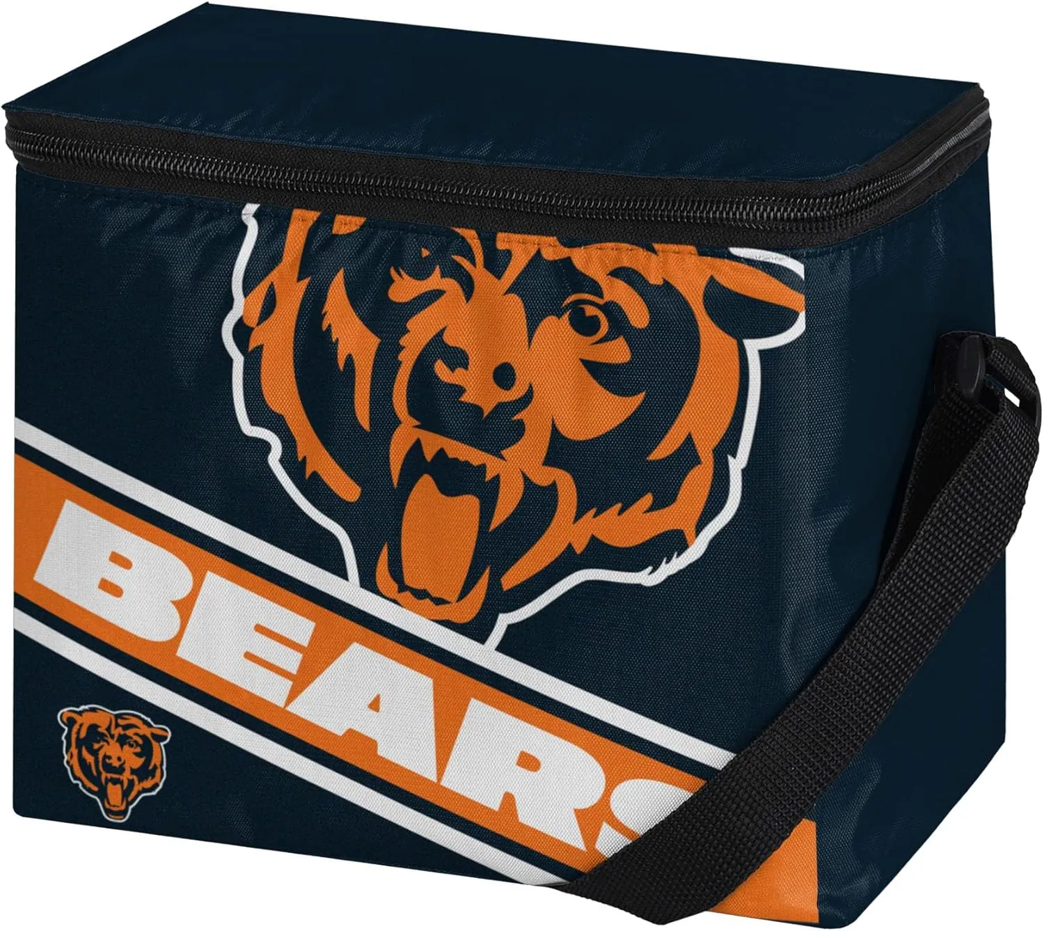FOCO NFL Big Logo Stripe 6-Pack Cooler