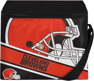 FOCO NFL Unisex-Adult NFL Team Big Logo Stripe 6 Pack Coolers