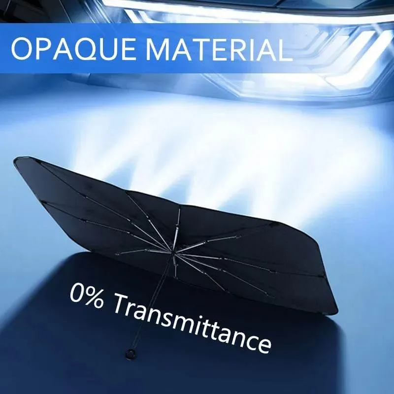 Foldable Car Windshield Umbrella - Sunshade for Vehicle Protection