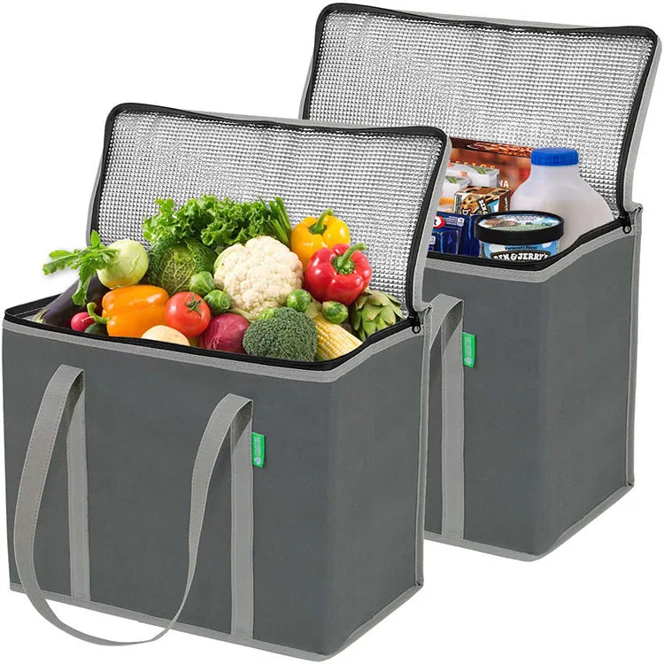Foldable Thermal Lunch Cooler Bag – Large Capacity Tote