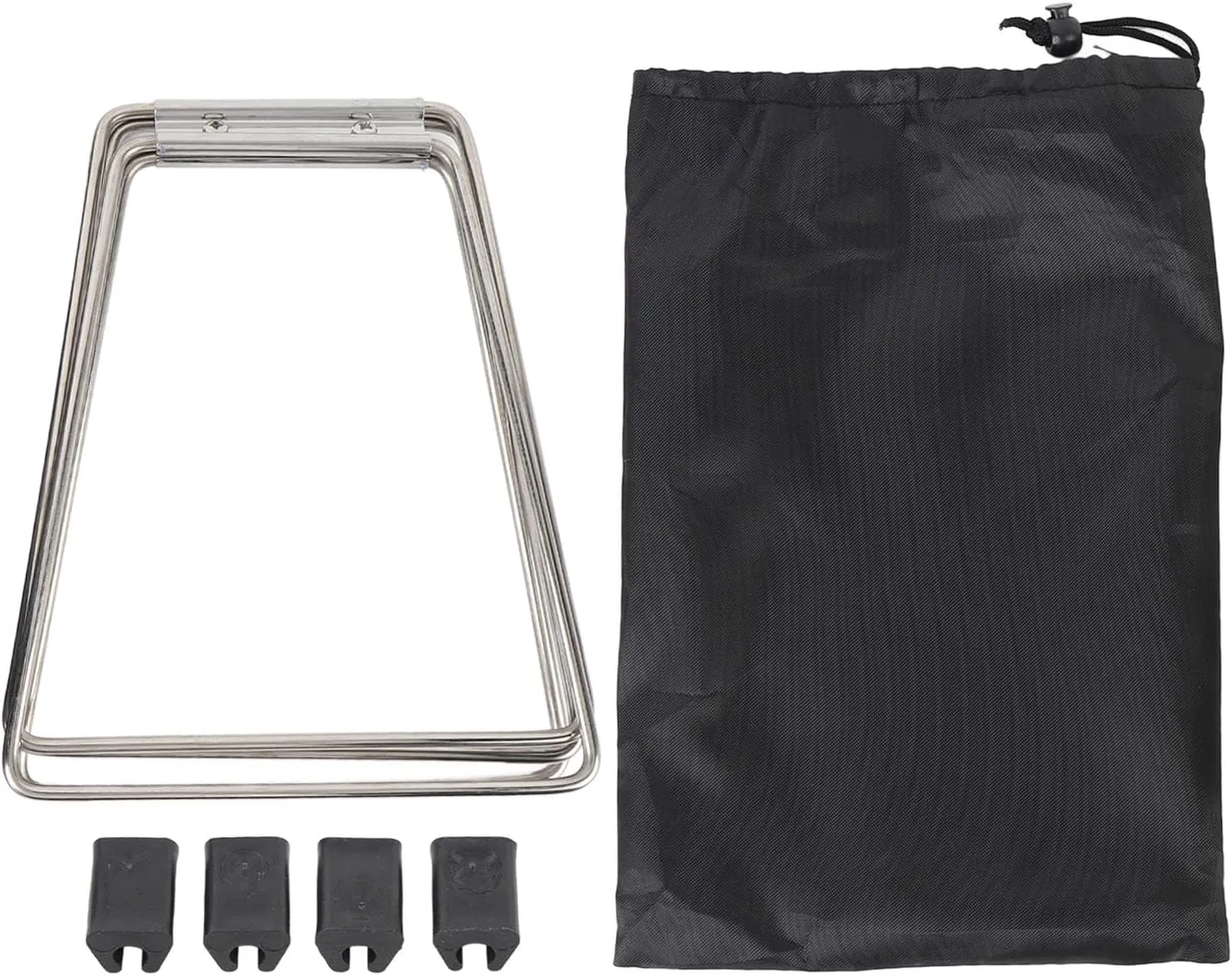Folding Cooler Holder Stand, Aluminum Stainless Steel Foldable Rack with Stable Support, Portable Design for Camping Hiking BBQ Cooking Picnic Outdoor