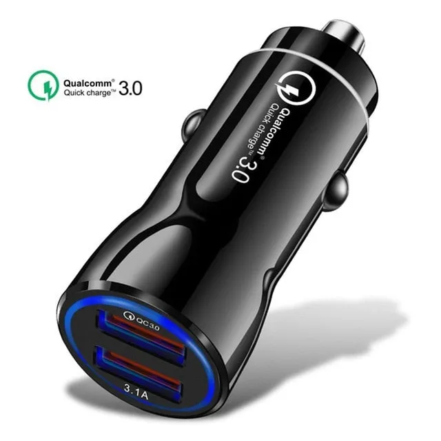 FREE  Quick Car Charger Charge 3.0  Mobile Phone Charger