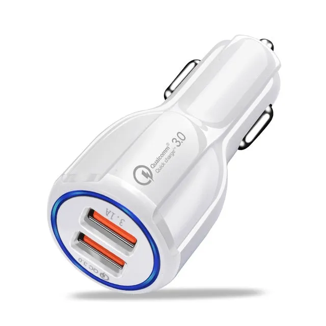 FREE  Quick Car Charger Charge 3.0  Mobile Phone Charger