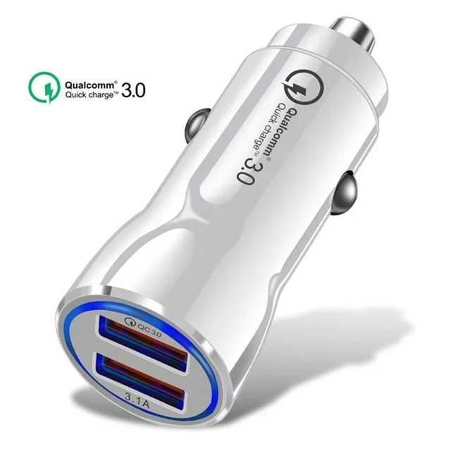 FREE  Quick Car Charger Charge 3.0  Mobile Phone Charger