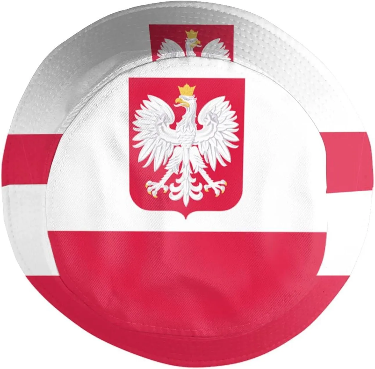 Funny Poland Flag Bucket Hats Fashion Sun Cap Packable Outdoor Polish Fisherman Hat for Women and Men