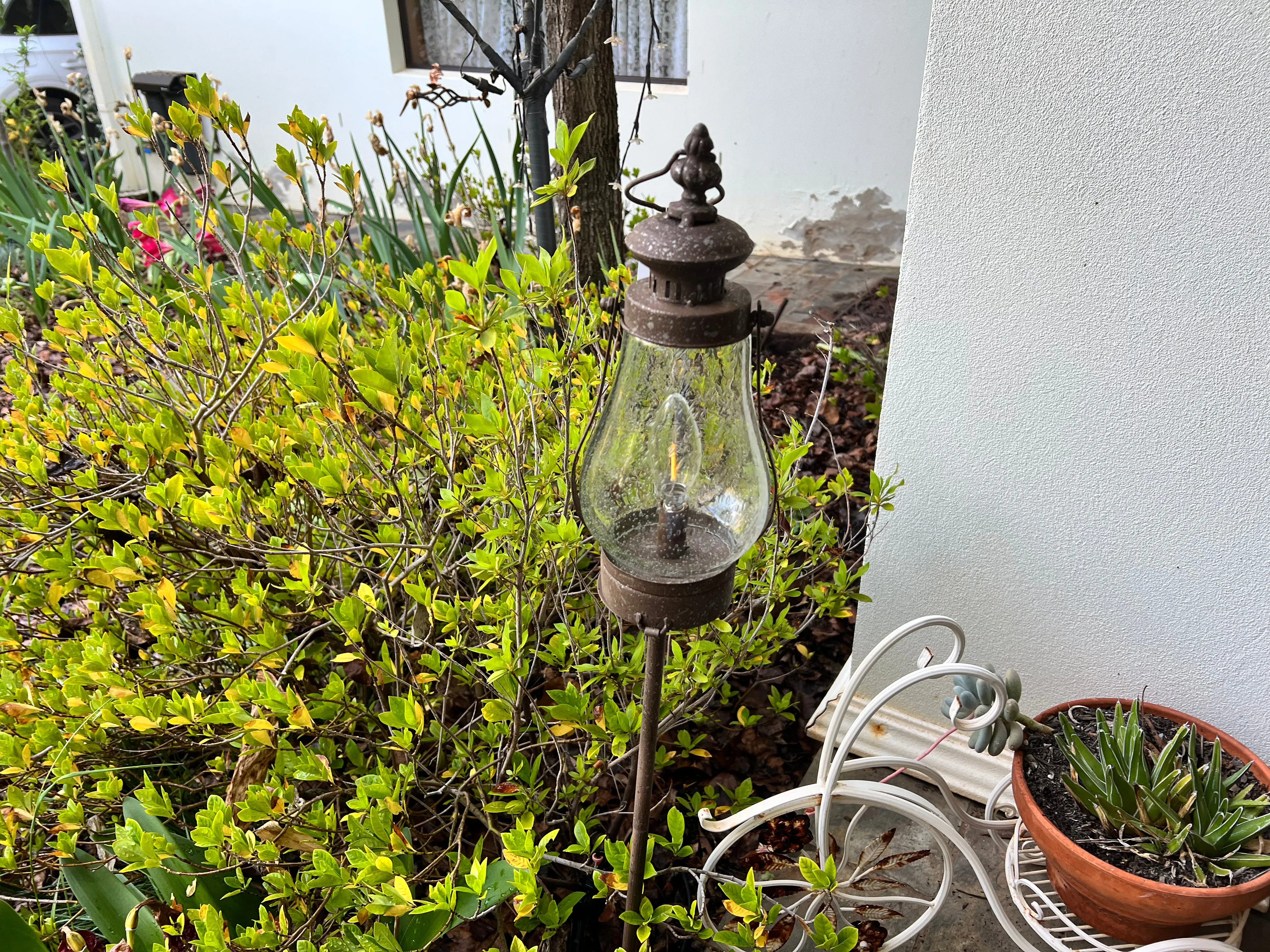 Garden Lantern on Stake - Battery operated