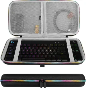 Geekria Tenkeyless TKL Keyboard Case, Hard Shell Travel Bag for 80% 87 Key Computer Mechanical Gaming Keyboard, Compatible with Logitech G Pro, Razer Huntsman Tournament Edition TKL (RGB)