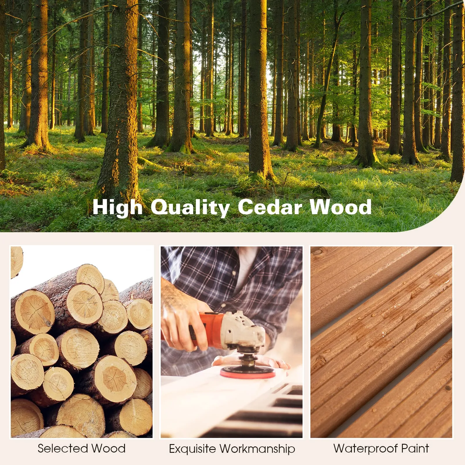 Giantex 8ft Wooden Garden Pathway 2PCS, 22" W Roll Out Hardwood Walkway with Non-Slip Surface, Tools Free Assembly, Outdoor Rustic Decorative Boardwalk Flooring Pavers for Backyard Wedding