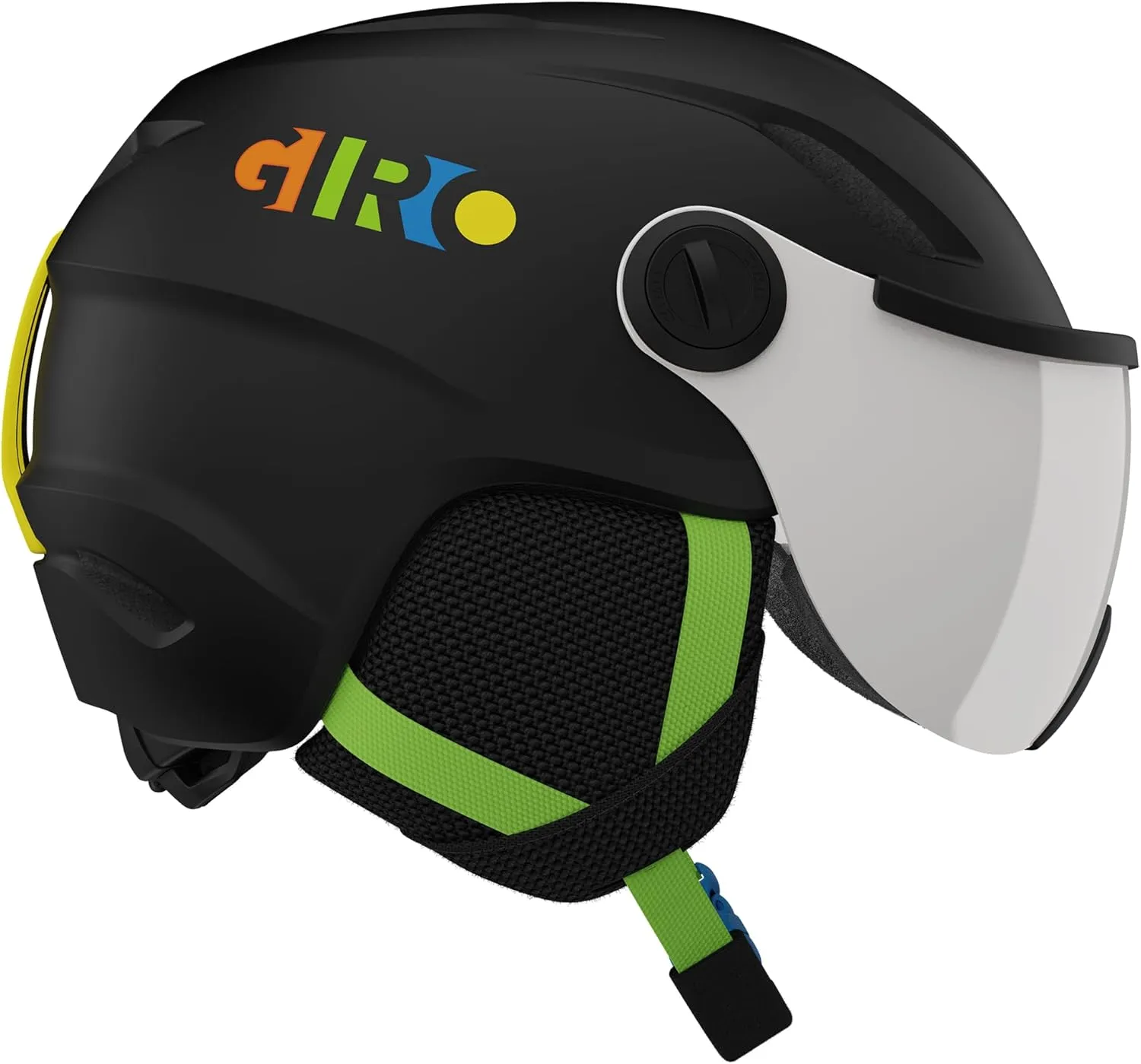 Giro Buzz MIPS Kids Ski Helmet - Snowboard Helmet with Integrated Goggle Shield/Visor for Kids, Toddlers, Boys & Girls