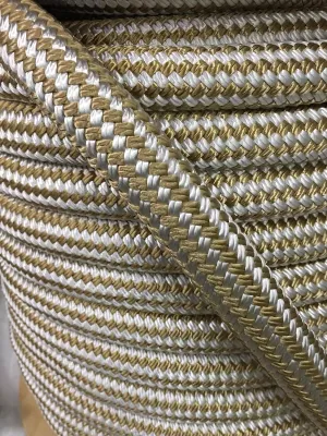 Gold Double Braid Nylon Rope 1 inch