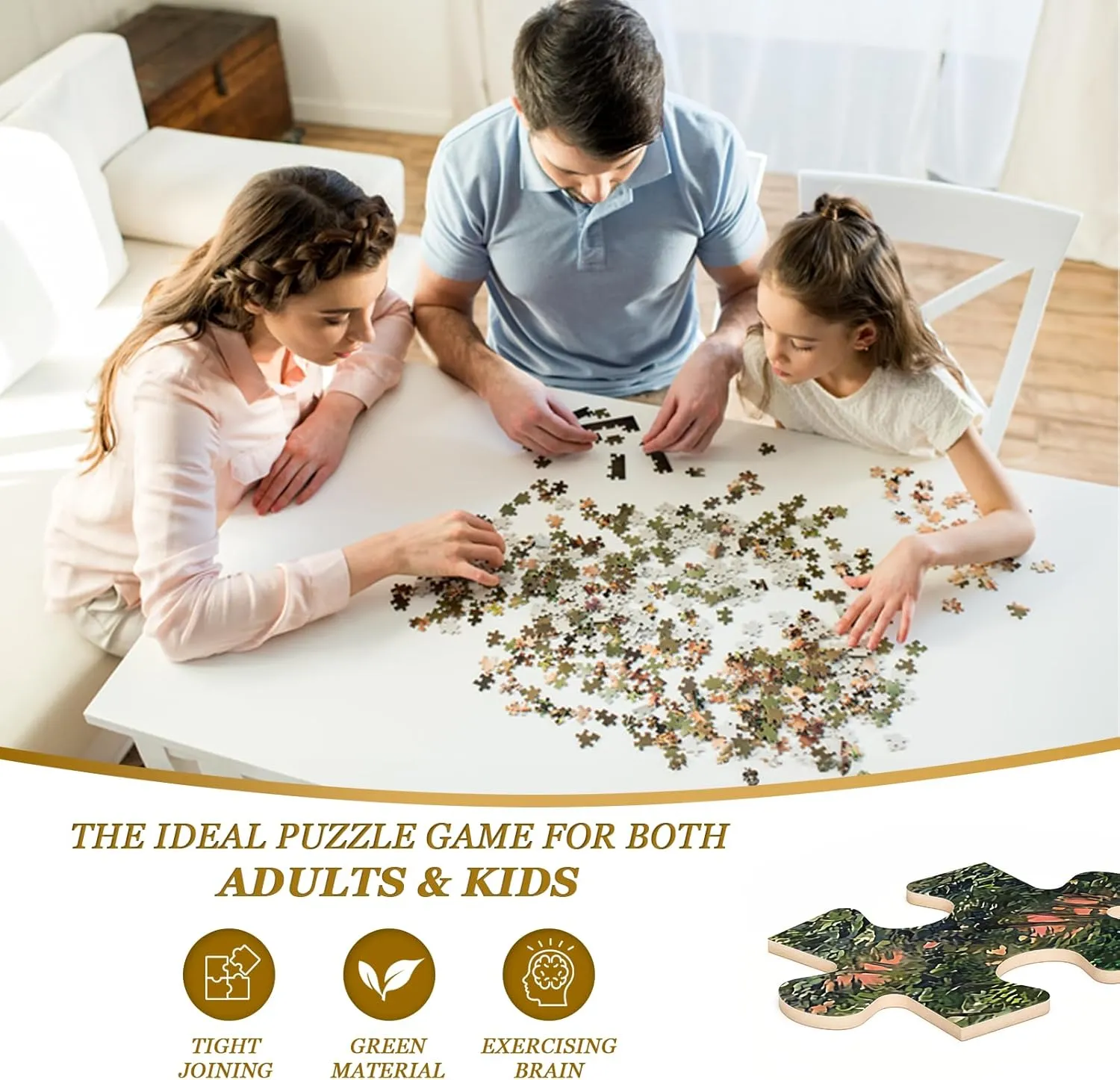 Great Jigsaw Puzzles for Adults 1000 Pieces Blossom Tree and Japanese Lantern Puzzles for Adults Toys Gift Family Decoration Kids Puzzles