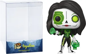 G r e e n Lantern [Jessica Cruz]: P o p ! Heroes Vinyl Figurine Bundle with 1 Compatible 'ToysDiva' Graphic Protector (411-57415 - B)