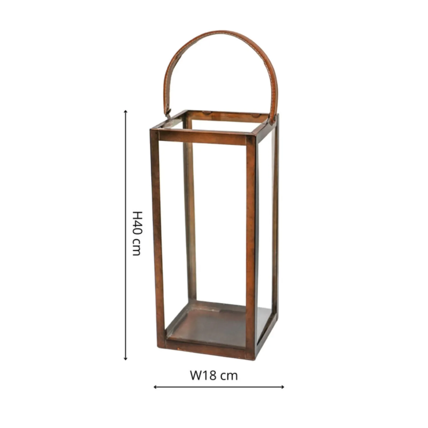 Hampton Tall Outdoor Copper Lantern