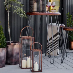 Hampton Tall Outdoor Copper Lantern