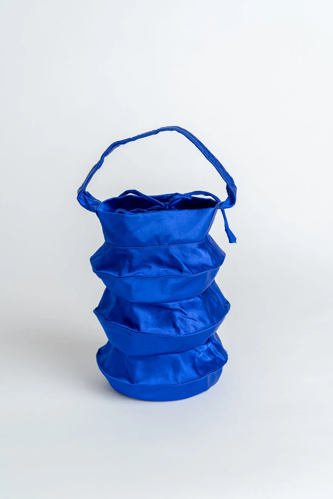 Hand Made Satin Drawstring Lantern Bag