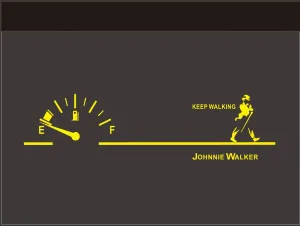 Handmade Sign for Store Decor Johnnie Walker Keep Walking Fuel Led Neon Bar Signs