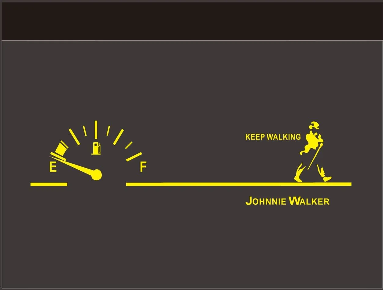 Handmade Sign for Store Decor Johnnie Walker Keep Walking Fuel Led Neon Bar Signs