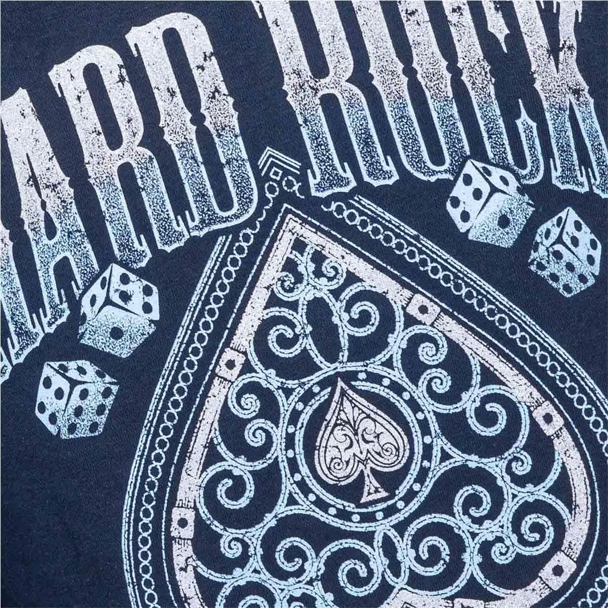 Hard Rock Casino Spade Navy Zip Hoodie