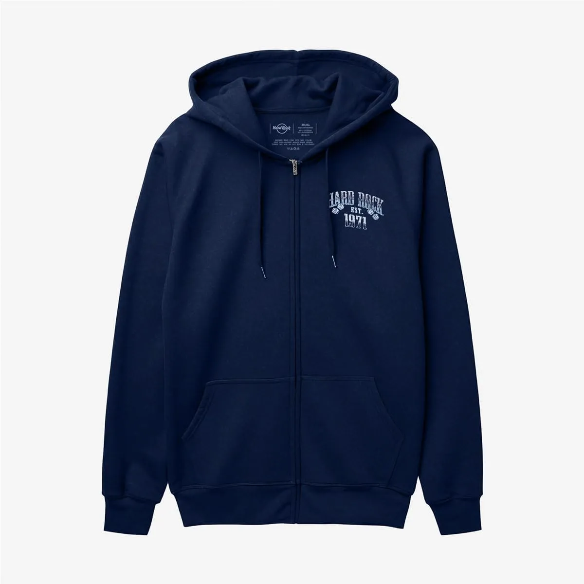Hard Rock Casino Spade Navy Zip Hoodie