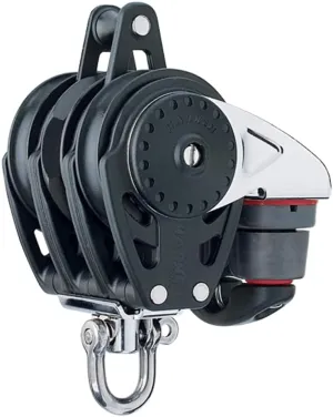Harken, 75mm Triple Carbo Ratchamatic Block w/Cam & Becket, 2686
