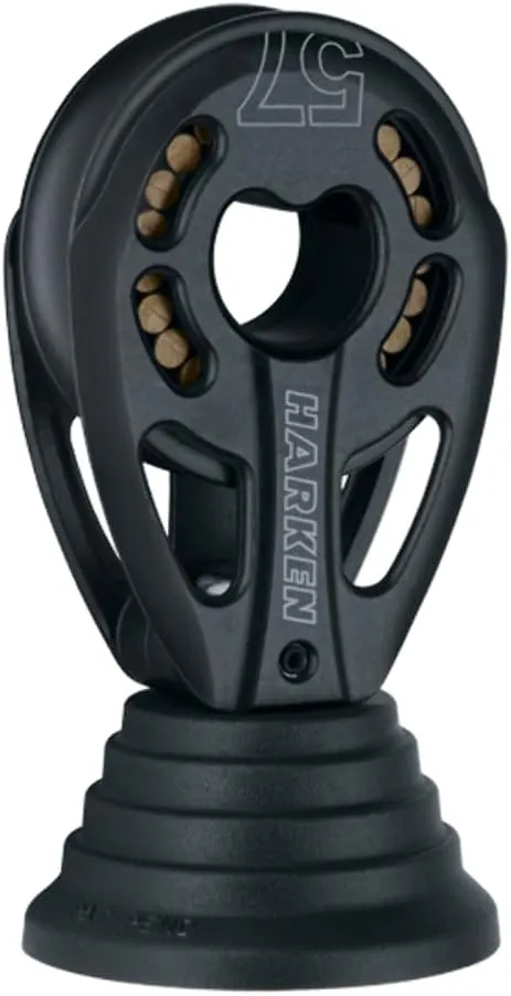 HARKEN Premium Sailing 57mm HL Black Magic Air Standup Boat Block, 57mm, Part 3227