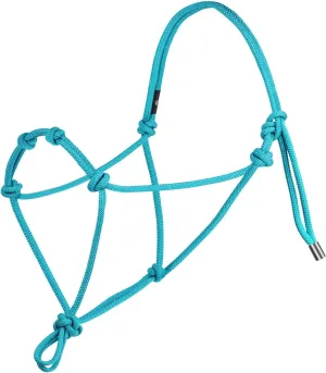 Harrison Howard Super Sturdy Horse Rope Training Halter with 4 Knot 1/4" Stiff Halter Cord