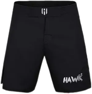 Hawk Sports Athletic Shorts for Men and Women, No Gi MMA Shorts for Boxing, Kickboxing, Jiu Jitsu, Muay Thai, and Wrestling.