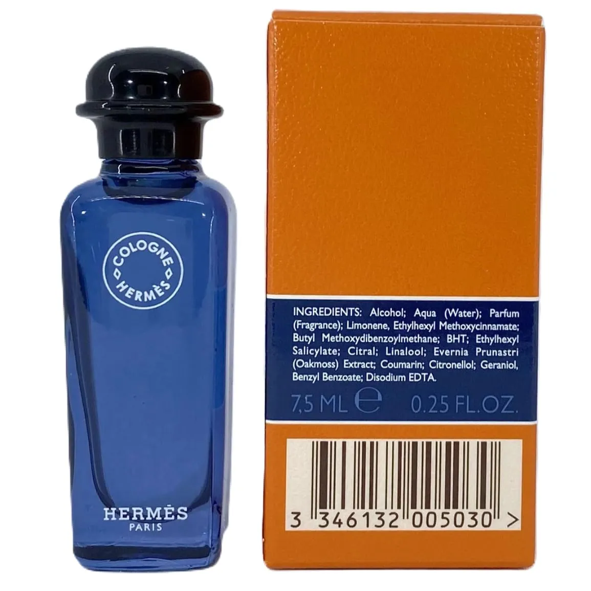 Hermes Eau De Citron Noir Eau De Cologne Spray for Unisex, 0.25 Ounce