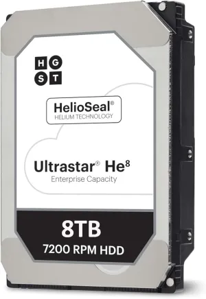 HGST HUH728080ALE600 0F25739 8000GB 7,2K RPM SATA 128MB 3.5" HDD