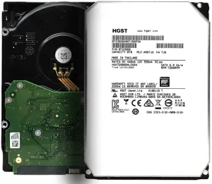 HGST HUH728080ALE604 Ultrastar He8 (Helium Platform) 8TB 7200RPM 128MB Cache SATA 6.0Gb/s 3.5inch Internal Enterprise Hard Drive - 0F23668 (Renewed)