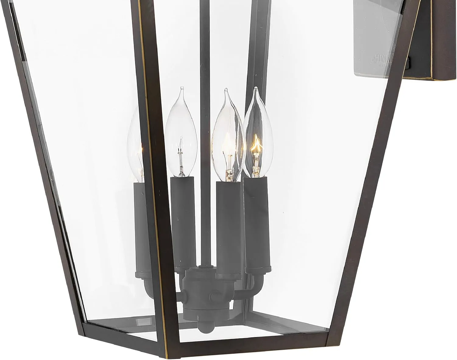 Hinkley Alford Place Collection Four Light Extra Large Outdoor Wall Mount Lantern, Oil Rubbed Bronze (Model: 2568OZ)