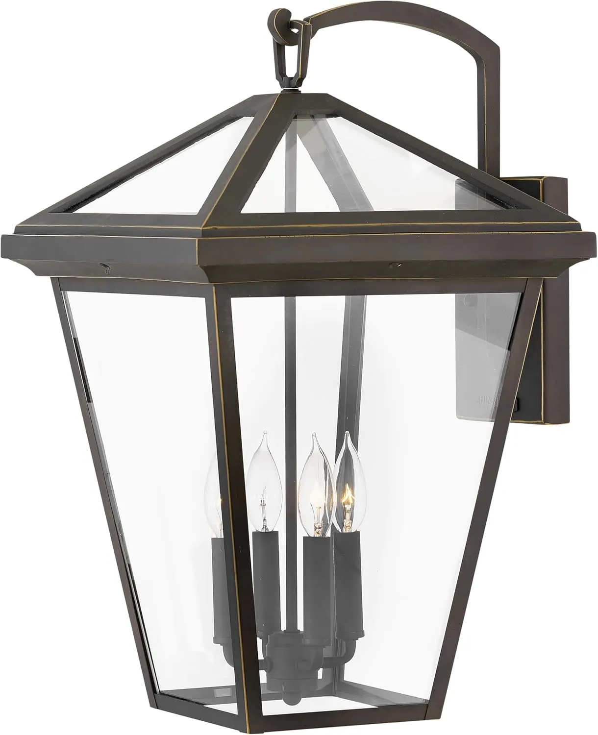 Hinkley Alford Place Collection Four Light Extra Large Outdoor Wall Mount Lantern, Oil Rubbed Bronze (Model: 2568OZ)