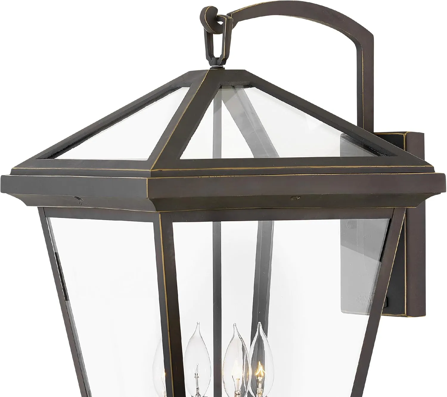 Hinkley Alford Place Collection Four Light Extra Large Outdoor Wall Mount Lantern, Oil Rubbed Bronze (Model: 2568OZ)