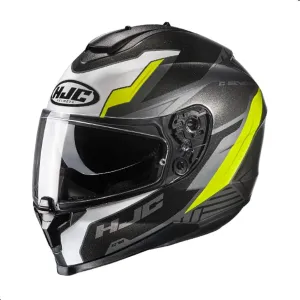 HJC C70 Silon Full Face Motorcycle Helmet with HJ-20M Pin-lock Shield, DOT Approved (MC3H, XX-Large)