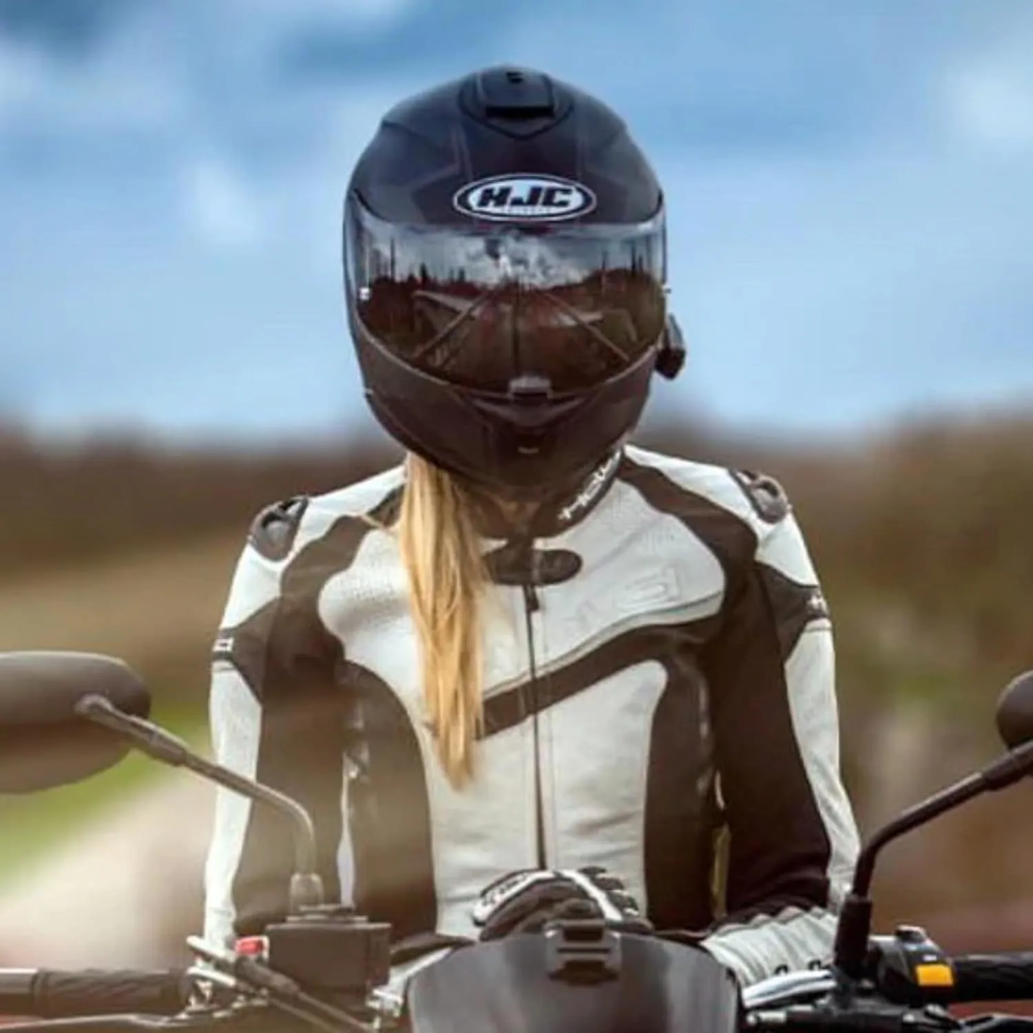 HJC C70 Solid Full Face Motorcycle Helmet with HJ-20M Pin-lock Shield, DOT Approved (Semi Flat Black, X-Small)