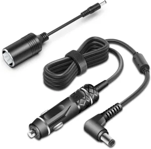 HKY DC Power Cord Compatible with Philips Respironics DreamStation CPAP BiPAP Pro Auto Series Charger Power Supply with Cigarette Lighter Socket for Portable Solar Generator