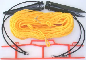 Home Court Volleyball Rope Sand Boundary 30-ft - 25S