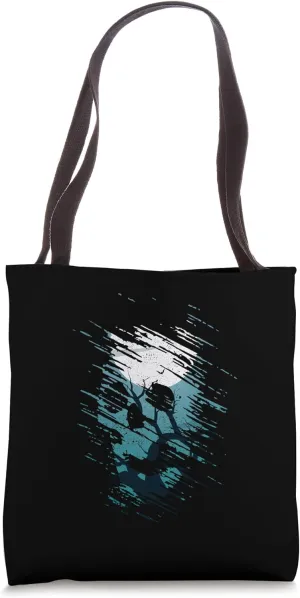 Human Skull Mansion Haunted Spooky Funny Horror Halloween Tote Bag