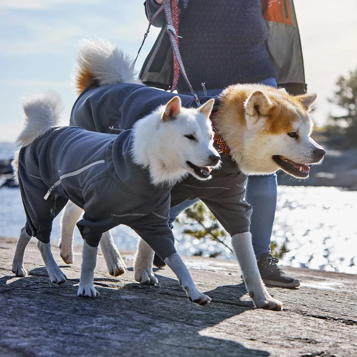 Hurtta Midlayer Dog Overall, BlackBerry, 14S