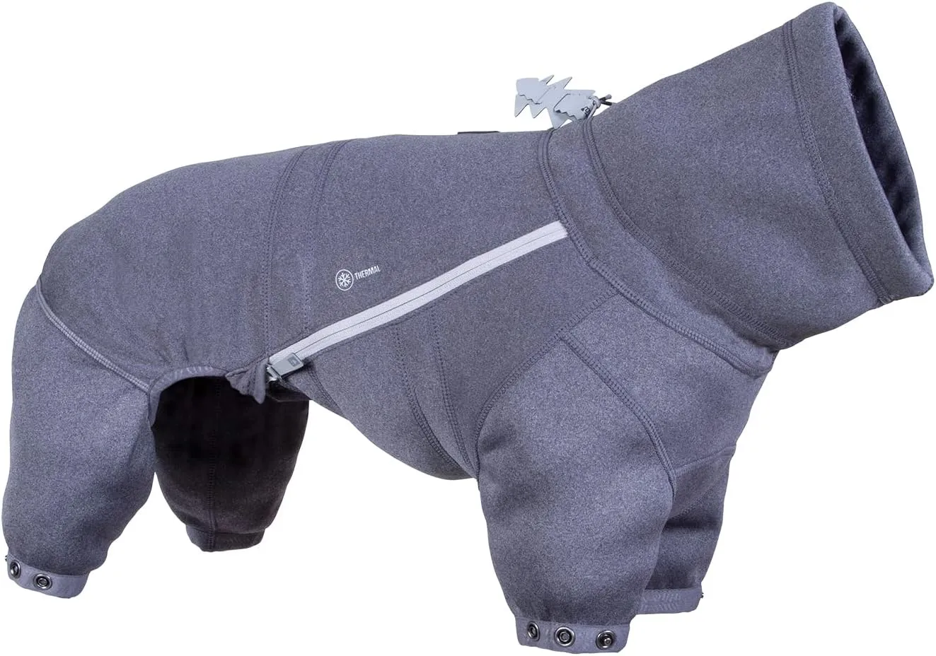 Hurtta Midlayer Dog Overall, BlackBerry, 14S