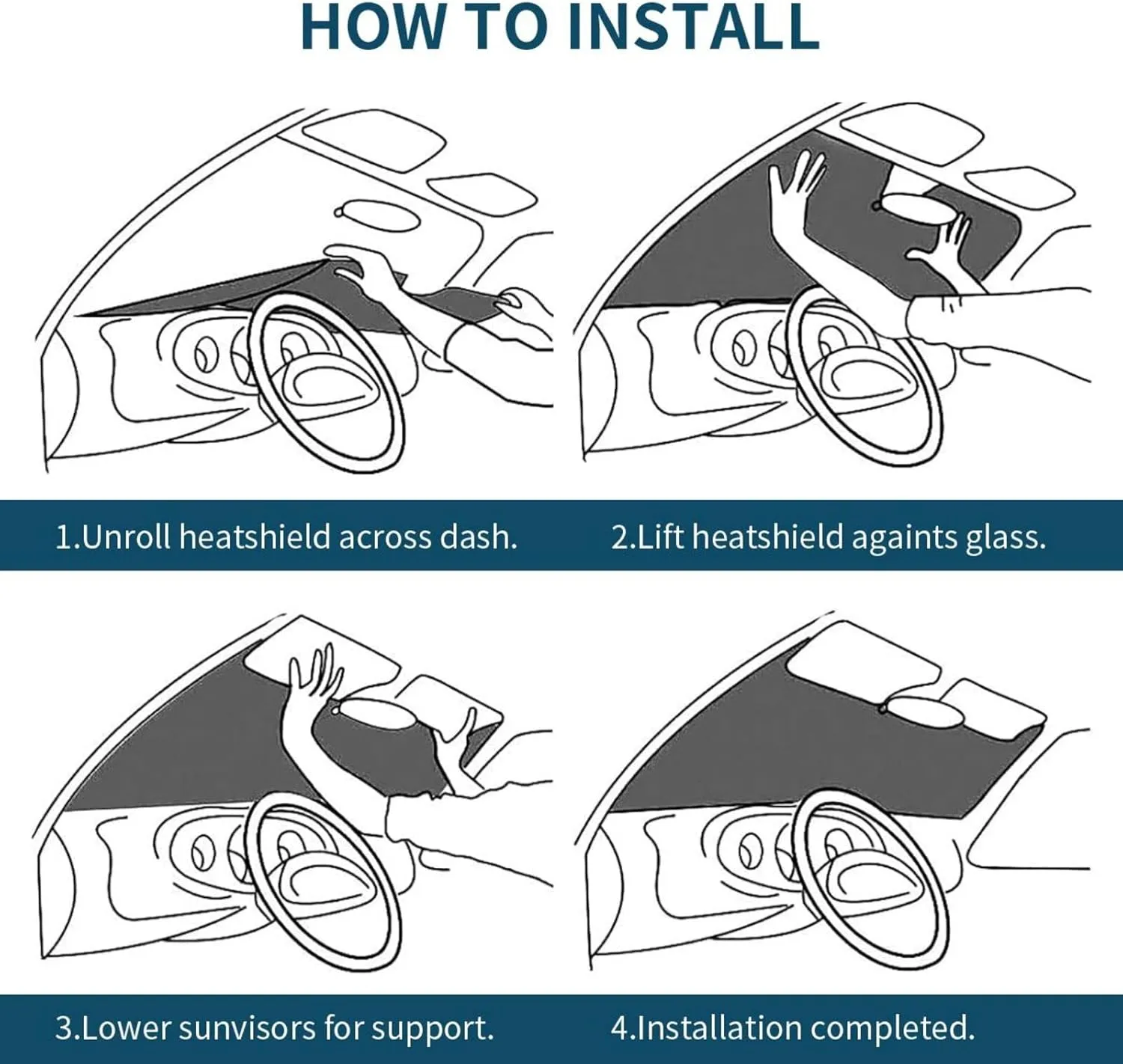I Wonder If Beer Thinks About Me Too Windshield Sun Shade Foldable Blocks UV Rays Sun Shade, for Car SUV Truck