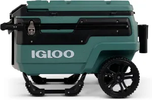 Igloo Trailmate Journey 70Qt Wheeled Cooler, Insulated Hard Shell Ice Chest