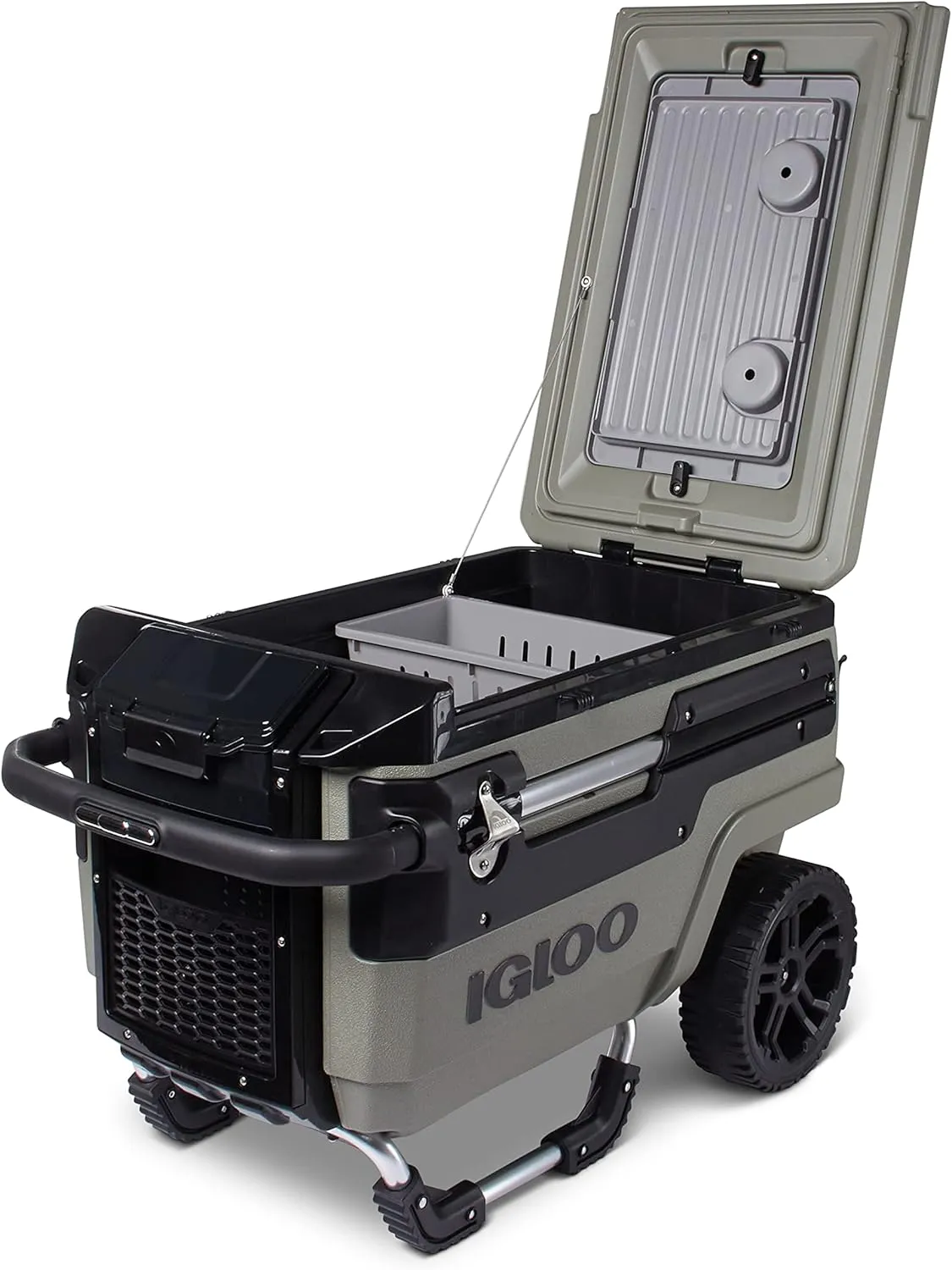 Igloo Trailmate Journey 70Qt Wheeled Cooler, Insulated Hard Shell Ice Chest