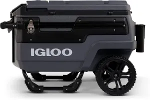 Igloo Trailmate Journey 70Qt Wheeled Cooler, Insulated Hard Shell Ice Chest