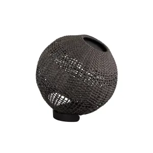 Illusion Lamp, round, Dark grey